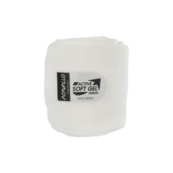 Bandes en gel et polaire Acavallo par paire Blanc Bandes en gel et polaire Acavallo par paire Blanc