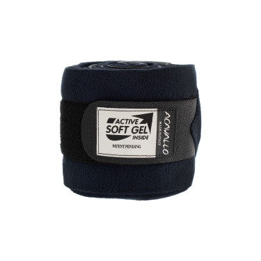 Bandes en gel et polaire Acavallo par paire Bleu Bandes en gel et polaire Acavallo par paire Bleu