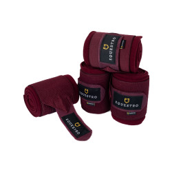 Ademende werkbandages van fleece en elastiek per 4 Equestro Ademende werkbandages van fleece en elastiek per 4 Equestro