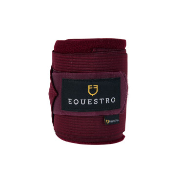 Ademende werkbandages van fleece en elastiek per 4 Equestro Ademende werkbandages van fleece en elastiek per 4 Equestro