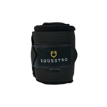 Ademende werkbandages van fleece en elastiek per 4 Equestro Ademende werkbandages van fleece en elastiek per 4 Equestro