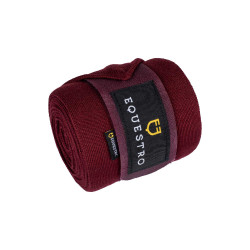 Bandes de repos en laine par 4 Equestro Bordeaux Bandes de repos en laine par 4 Equestro Bordeaux