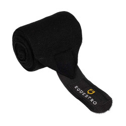 Bandes de repos en laine par 4 Equestro Noir
