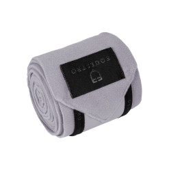 Bandes de polo par 4 Equestro Gris / noir Bandes de polo par 4 Equestro Gris / noir