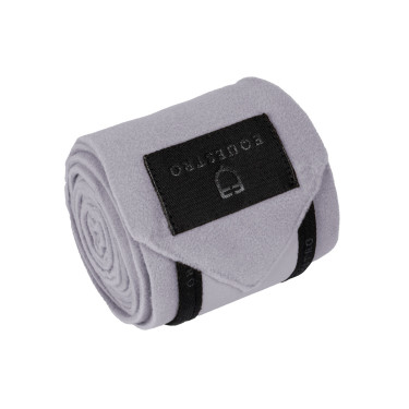 Polobandages per 4 Equestro Grijs / zwart