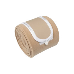 Anti-pilling polobandages met klittenbandsluiting Acavallo per 4 Zand / wit Beige