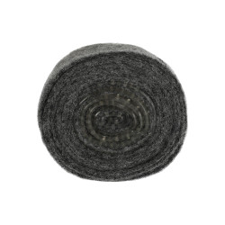 Bandes de polo en laine vierge avec gel Acavallo par paire Gris / rouge