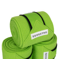 Polo bandages klittenbandsluiting Trim per 4 Equestro Citroen / zwart Geel