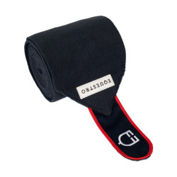 Polo bandages klittenbandsluiting Trim per 4 Equestro Marine / rood Blauw