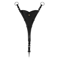 Attache de martingale réglable Equestro Noir Attache de martingale réglable Equestro Noir