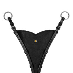 Attache de martingale réglable Equestro Noir Attache de martingale réglable Equestro Noir