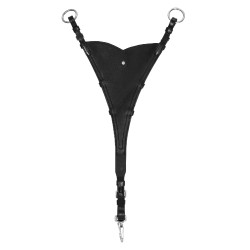 Attache de martingale réglable Equestro Noir Attache de martingale réglable Equestro Noir