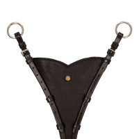 Attache de martingale réglable Equestro Marron foncé
