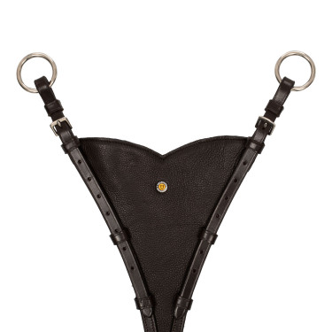 Attache de martingale réglable Equestro Marron foncé