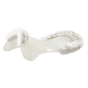 Amortisseur thérapeutique en gel réhausse avant en laine écologique Acavallo Transparent / naturel Amortisseur thérapeutique en gel réhausse avant en laine écologique Acavallo Transparent / naturel