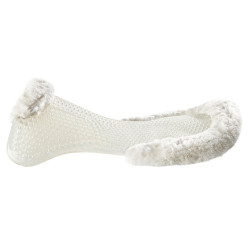 Amortisseur thérapeutique en gel réhausse avant en laine écologique Acavallo Transparent / naturel Amortisseur thérapeutique en gel réhausse avant en laine écologique Acavallo Transparent / naturel