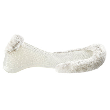 Amortisseur thérapeutique en gel réhausse avant en laine écologique Acavallo Transparent / naturel Amortisseur thérapeutique en gel réhausse avant en laine écologique Acavallo Transparent / naturel