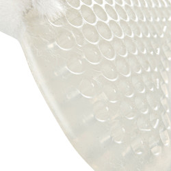 Amortisseur thérapeutique en gel réhausse avant en laine écologique Acavallo Transparent / naturel Amortisseur thérapeutique en gel réhausse avant en laine écologique Acavallo Transparent / naturel