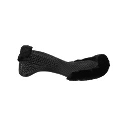 Therapeutische gel schokdemper met ecologische wol vooraan verhoogd Acavallo Zwart / zwart