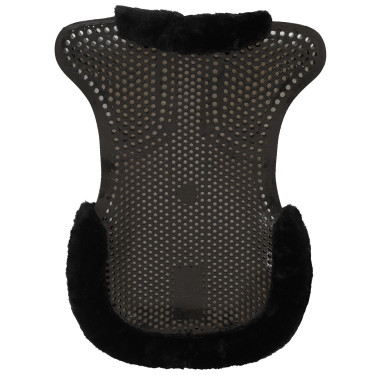 Therapeutische gel schokdemper met ecologische wol vooraan verhoogd Acavallo Zwart / zwart