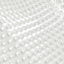 Therapeutische gel pad met achterverhoging in ecologische wol Acavallo Transparant / natuurlijk