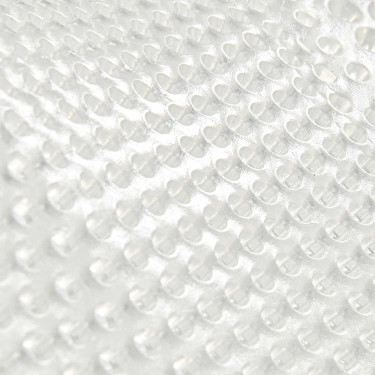 Therapeutische gel pad met achterverhoging in ecologische wol Acavallo Transparant / natuurlijk