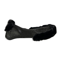 Therapeutische gel pad met achterverhoging in ecologische wol Acavallo Zwart / zwart Therapeutische gel pad met achterverhoging in ecologische wol Acavallo Zwart / zwart