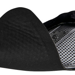 Amortisseur thérapeutique en gel découpe et bordure en laine de mouton avec Dri-Lex Acavallo Noir / noir