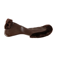 Amortisseur thérapeutique en gel découpe en laine écologique Acavallo Marron / marron
