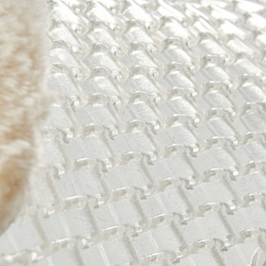 Amortisseur respirant en gel avec découpe en laine de mouton Acavallo Transparent / naturel