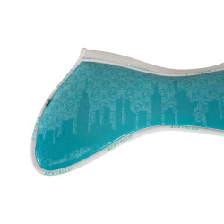 Geheugenfoam schokdemper en verhoging voor Acavallo Lichtblauw