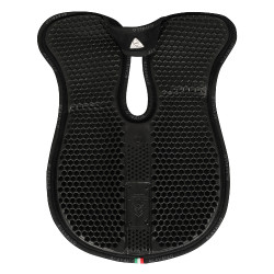 Amortisseur mémoire de forme avec rehausse arrière et bordure en mouton Acavallo Noir Amortisseur mémoire de forme avec rehausse arrière et bordure en mouton Acavallo Noir