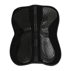 Amortisseur mémoire de forme avec rehausse arrière en mouton complet Acavallo Noir Amortisseur mémoire de forme avec rehausse arrière en mouton complet Acavallo Noir