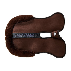 Amortisseur mémoire de forme avec poches configurables et pad Piuma Acavallo Marron / marron