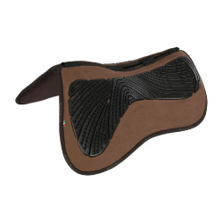 Amortisseur mémoire de forme avec poches configurables en mouton complet Acavallo Marron