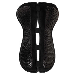 Amortisseur mémoire de forme avec poches configurables en gel Acavallo Noir Amortisseur mémoire de forme avec poches configurables en gel Acavallo Noir