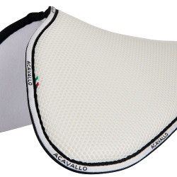 Geheugenfoam schokdemper met hexagonale gelgrip en verhoogde achterkant Acavallo Geheugenfoam schokdemper met hexagonale gelgrip en verhoogde achterkant Acavallo