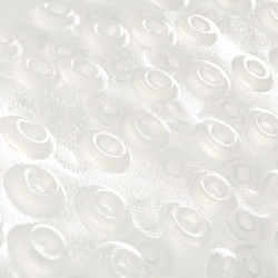 Gel massage schokdemper verhoogd voor- en achteraan Acavallo Transparant