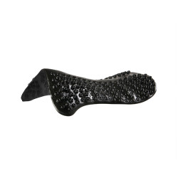 Gel massage schokdemper verhoogd voor- en achteraan Acavallo Zwart Gel massage schokdemper verhoogd voor- en achteraan Acavallo Zwart