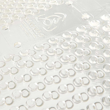 Gel schokdemper masserend verhoogkussen voorzijde Acavallo Transparant