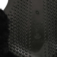 Amortisseur massant en gel avec découpe en laine de mouton Acavallo Noir / noir Amortisseur massant en gel avec découpe en laine de mouton Acavallo Noir / noir