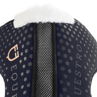 Amortisseur en laine écologique respirant avec grip Equestro Noir