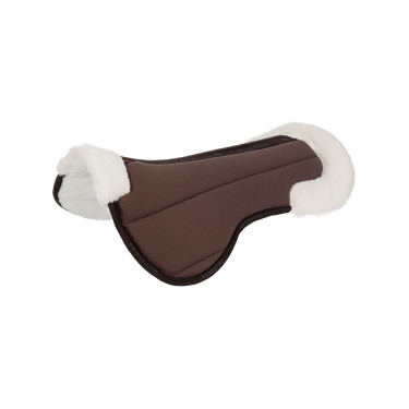 Amortisseur en laine écologique Equestro Marron / marron / blanc