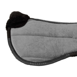 Amortisseur en laine écologique Equestro Gris / noir