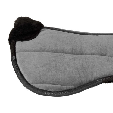 Ecologische wollen schokdemper Equestro Grijs / zwart