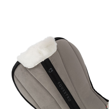 Ecologische wollen schokdemper Equestro Grijs / zwart / wit