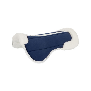 Ecologische wollen schokdemper Equestro Marine / wit Blauw