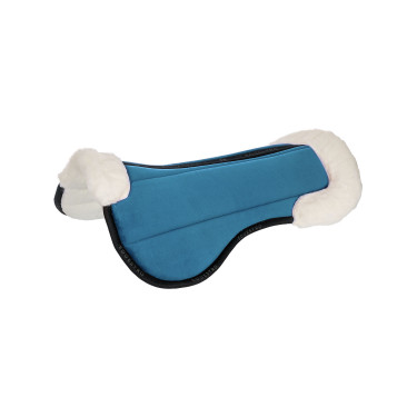 Ecologische wollen schokdemper Equestro Petrol / zwart / wit