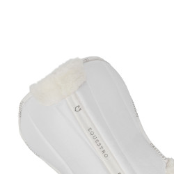 Amortisseur en laine écologique Equestro Blanc / blanc Amortisseur en laine écologique Equestro Blanc / blanc