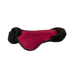 Ecologische wollen schokdemper Equestro Wijn / zwart Rood